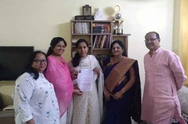 phule shahu ambedkar OBC Mahila Sahitya Sammelan Swagat Adhyaksh Dr Adv Anjali Salve Vitankar