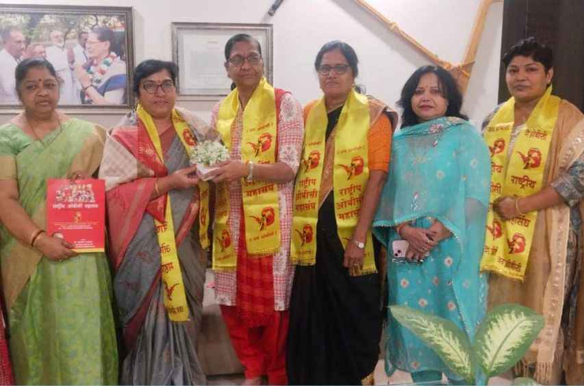 rashtriya OBC Mahila mahasanga Pradesh Adhyaksh advocate Jyoti Dhokane