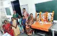 Bhadravati Madhye Shahu Maharaj Smrutidin Panchsheel Mahila Mandal Cha Abhivadan