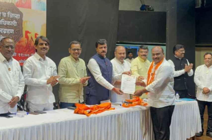 Prafull Wagh Takes Charge as Sambhaji Brigade Nashik Chief Prafull Wagh Takes Charge as Sambhaji Brigade Nashik Chief