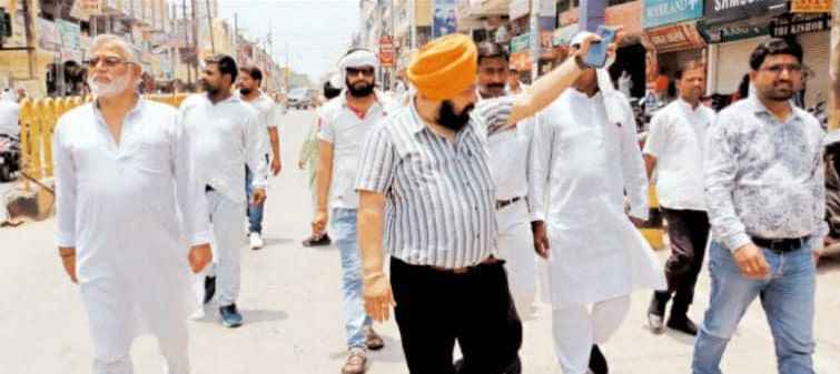 Congress leaders took to the streets in honor of OBC - supported the Rewa bandh of OBC Mahasabha