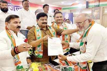 Mehr was felicitated on being appointed as the city general secretary of Congress OBC department Mehr was felicitated on being appointed as the city general secretary of Congress OBC department