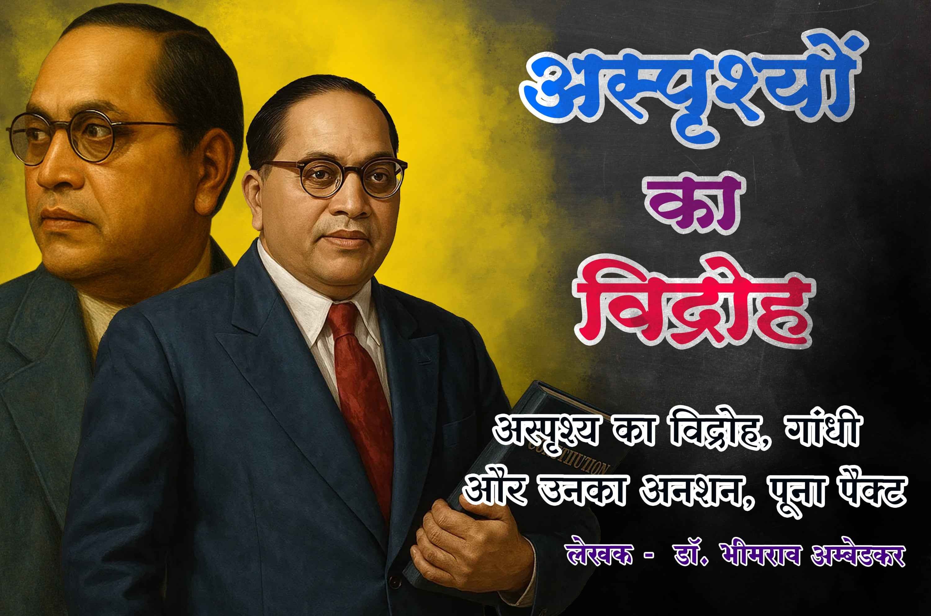 अस्पृश्य का विद्रोह, गांधी और उनका अनशन, पूना पैक्ट -&nbsp; लेखक -&nbsp; डॉ. भीमराव आम्बेडकर
