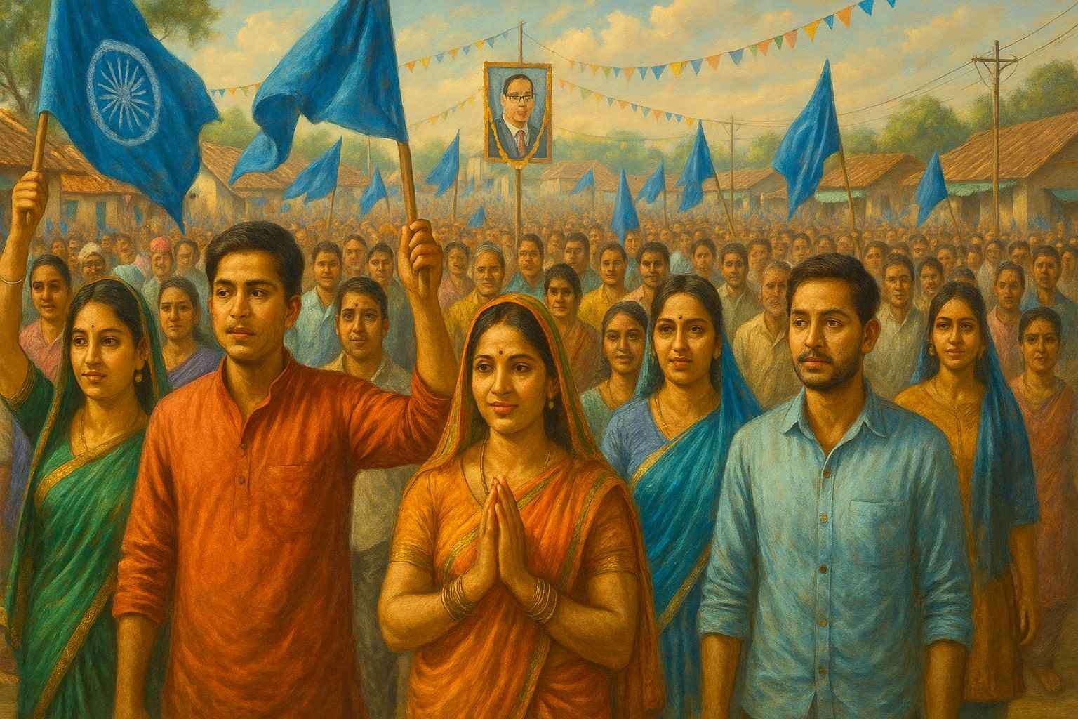 Chamorshi_Lakhamapur_Bori_Celebrates_Dr_Ambedkar_Jayanti