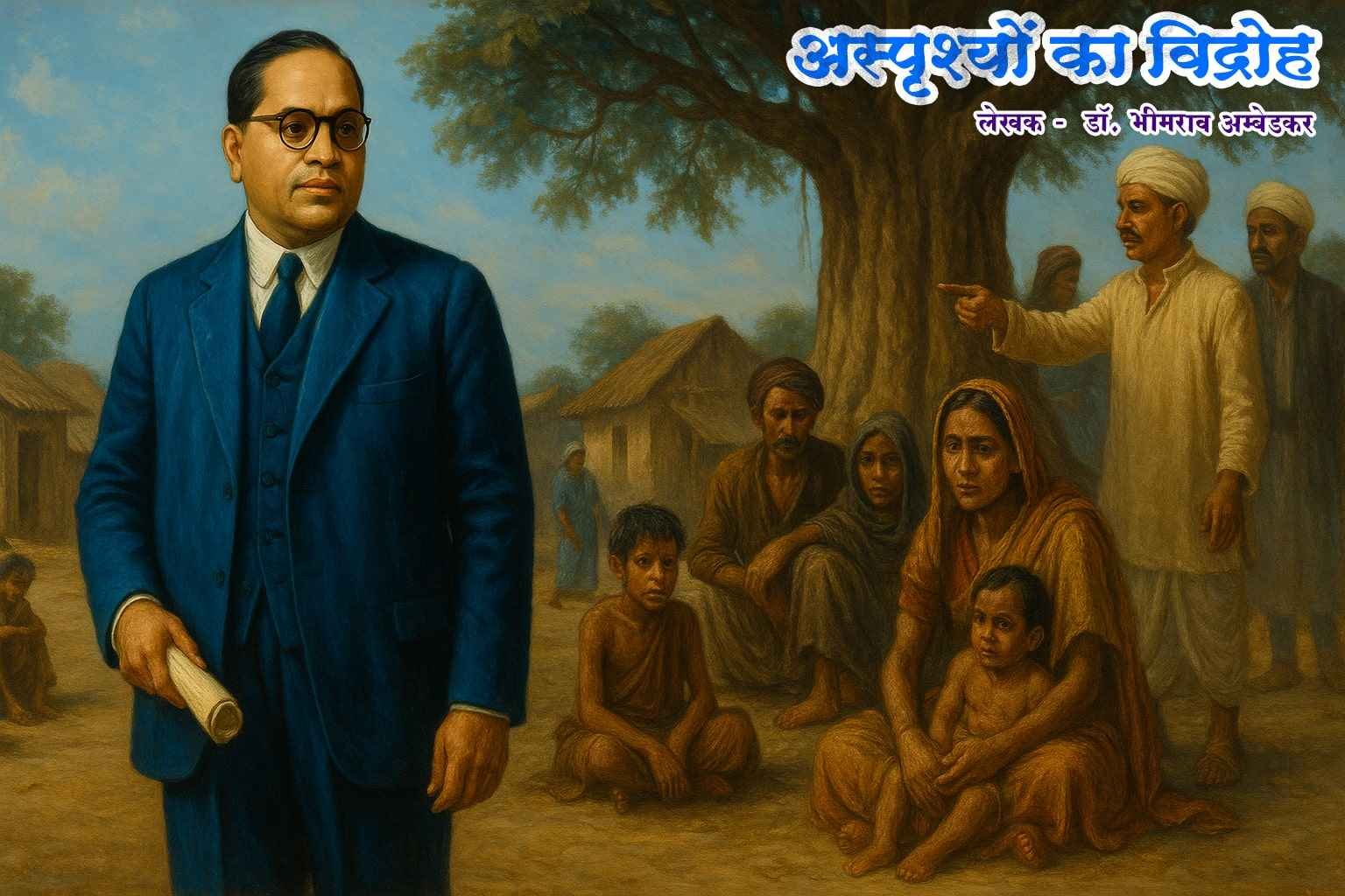 upper caste Hindus and untouchables asprishy ka vidroh Gandhi aur Unka anshan Poona pact dr Bhimrao Ramji Ambedkar