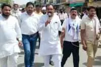 ओबीसी आरक्षण के समर्थन में सबलगढ़ मुकम्मल बन्द रहा
