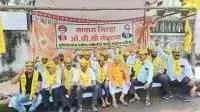 साताऱ्यात ओबीसी संघटनेचे धरणे आंदोलन; मराठा समावेश आणि बोगस कुणबी नोंदींविरोधात तीव्र निषेध