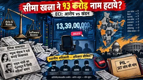 13 Crore Naam Hate Seema Khanna Ne Hataye SIR Aur Voter List Ka Vivad