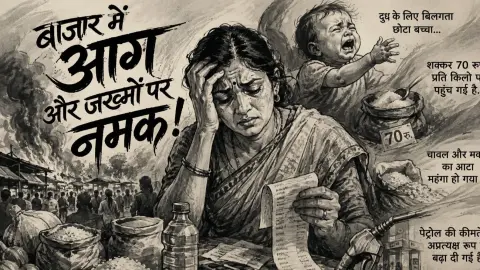 Bazaar Mein Lagi Hai Aag Mehngai Ki Aag