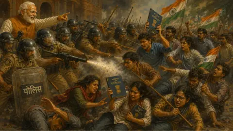 Cockroach Andolan Par Sawalon Se Ghiri Modi Sarkar