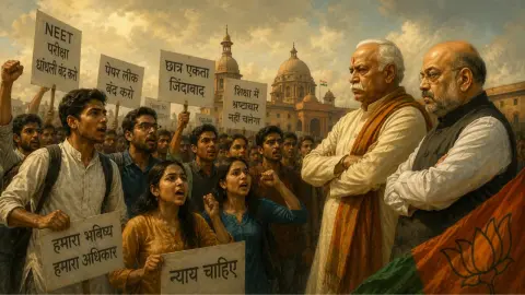 Gen Z Student Protests RSS BJP Ke Liye Naya Political Challenge