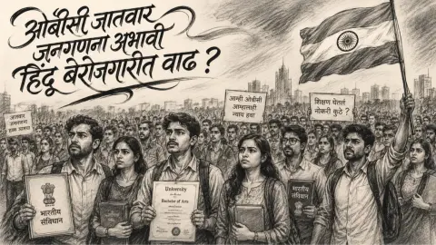 ओबीसी जातवार जनगणना अभावी हिंदू बेरोजगारीत वाढ ?