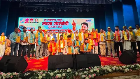 Janganenet OBC Column Anivarya Aahe Sakal OBC Mahamorcha Mandal Yatra Ballarpur Chandrapur