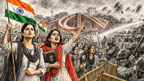 Jantar Mantar Protest Clash