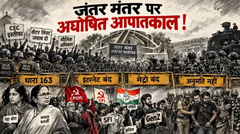 Jantar Mantar Protest Under Pressure copy
