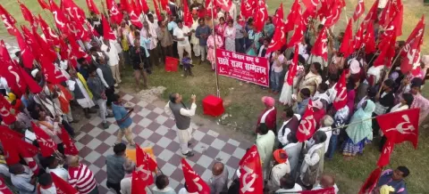 किसान सभा राज्य सम्मेलन संपन्न : प्रशांत झा अध्यक्ष, कपिल पैकरा सचिव, वकील भारती वित्त सचिव निर्वाचित
