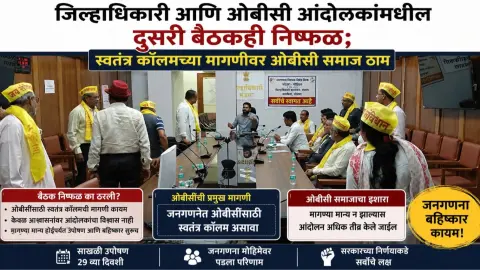 OBC Leaders Refuse to Withdraw Census Boycott Demand Separate Census Column