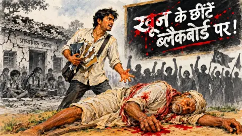Shiksha Par Hamla Blackboard Par Khoon Ke Chhite