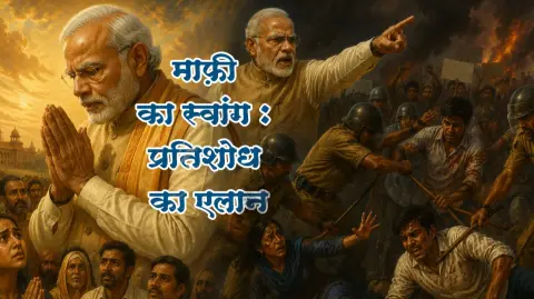 modi maafi ka swang aur modi pratishodh ka elaan
