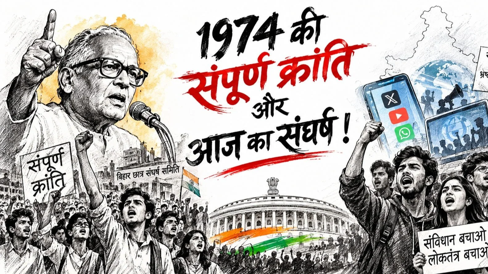 1974 Ki Sampurna Kranti Aur Aaj Ka Sangharsh 1974 Ki Sampurna Kranti Aur Aaj Ka Sangharsh