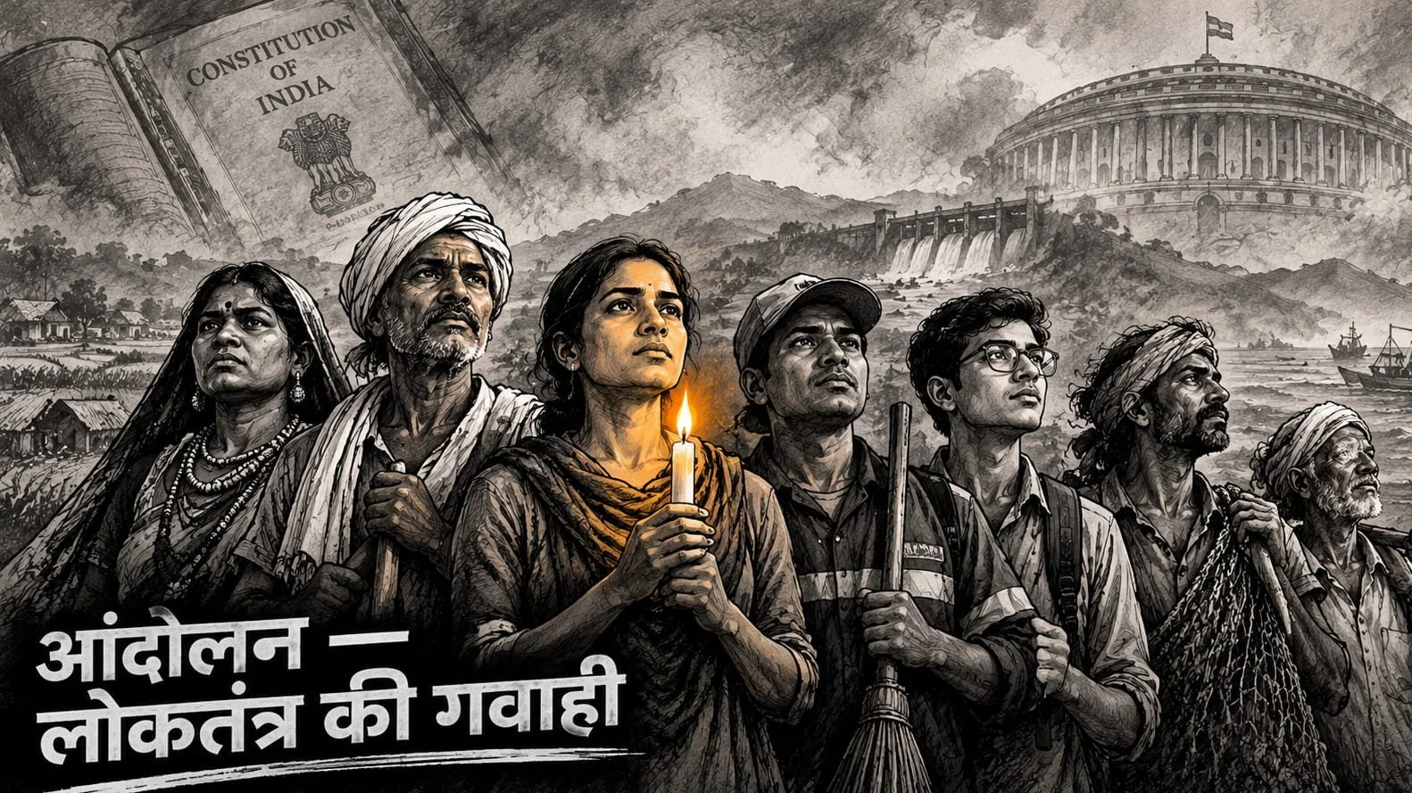 Andolan Loktantra Mein Awam Ke Tantra Ki Gawahi Hain