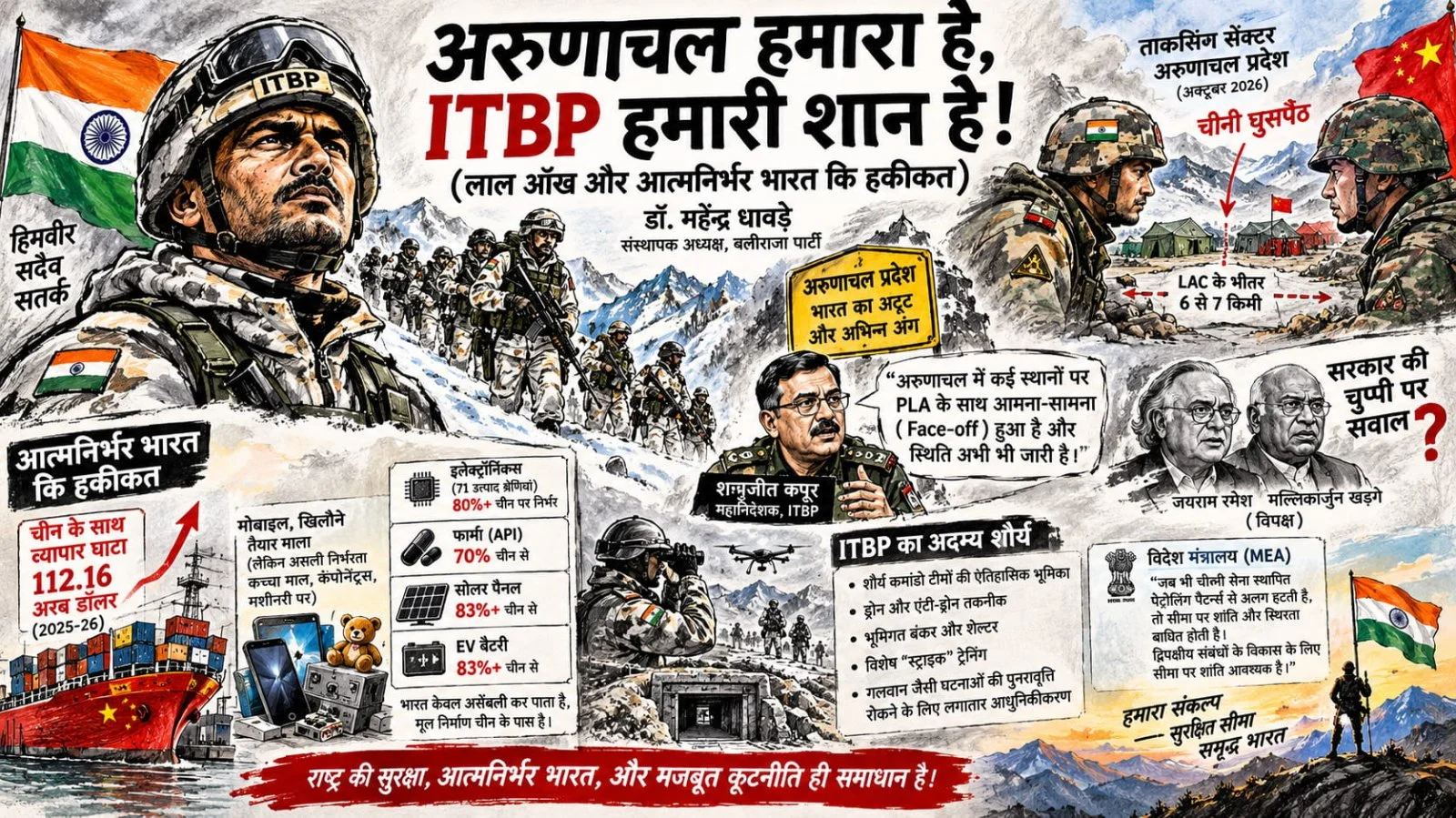 Arunachal is Ours ITBP is Our Pride – The Real Story Behind Red Eye Diplomacy and Atmanirbhar Claims Arunachal is Ours ITBP is Our Pride – The Real Story Behind Red Eye Diplomacy and Atmanirbhar Claims