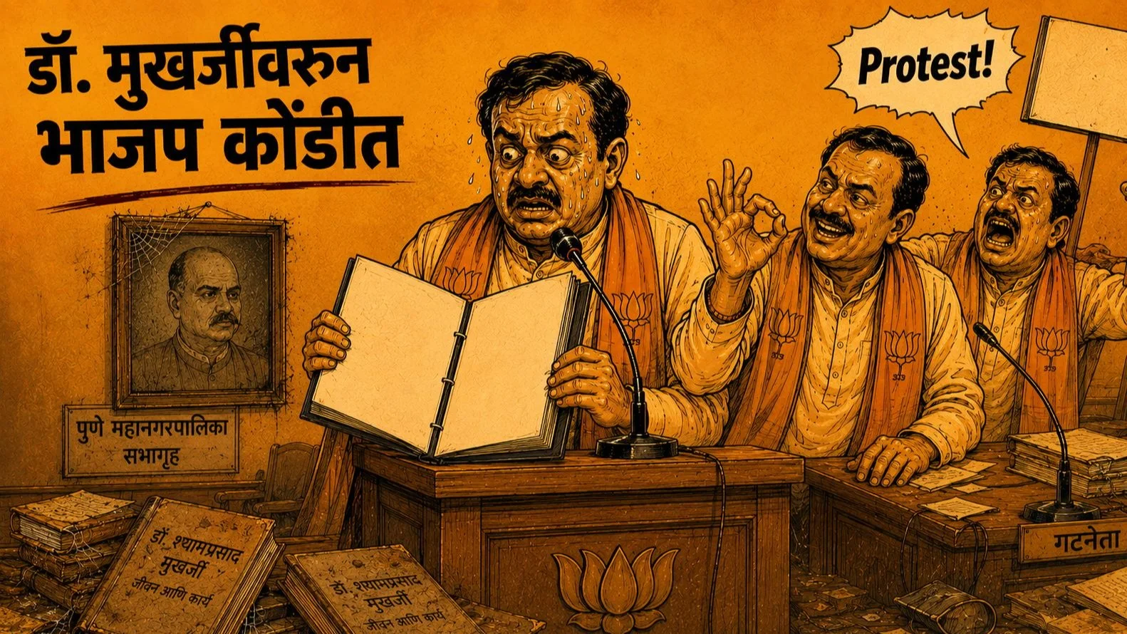 Dr Mukherjinchya Kartutvavar Bolnyache Avhan BJP Nagarsevak Pelvu Shakle Nahi Dr Mukherjinchya Kartutvavar Bolnyache Avhan BJP Nagarsevak Pelvu Shakle Nahi