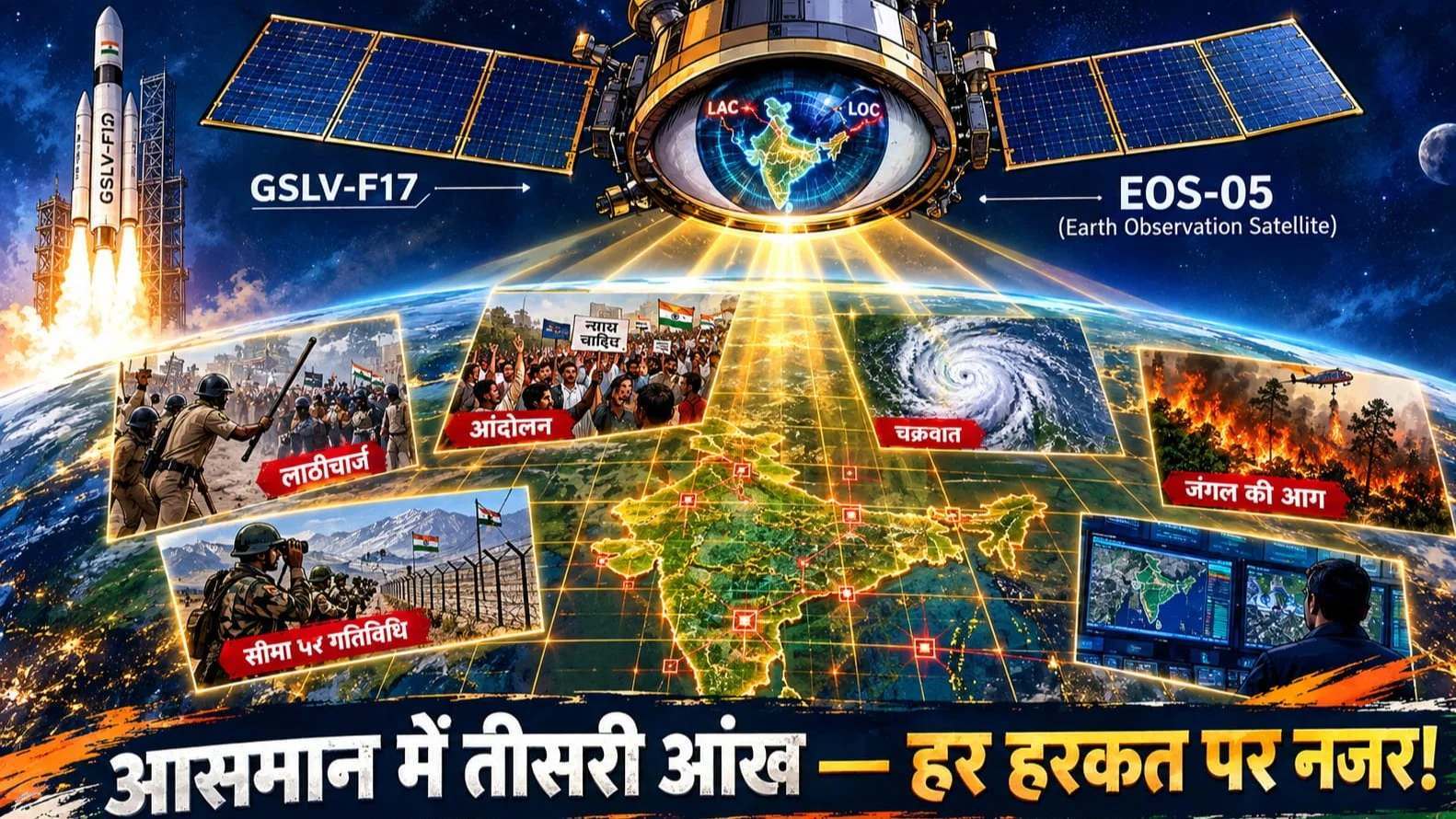 EOS 05 Indias First Geosynchronous Imaging Satellite – The Third Eye in the Sky