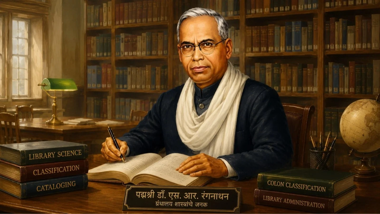 Granthalay Shastraache Janak – Padmashree Dr S R Ranganathan