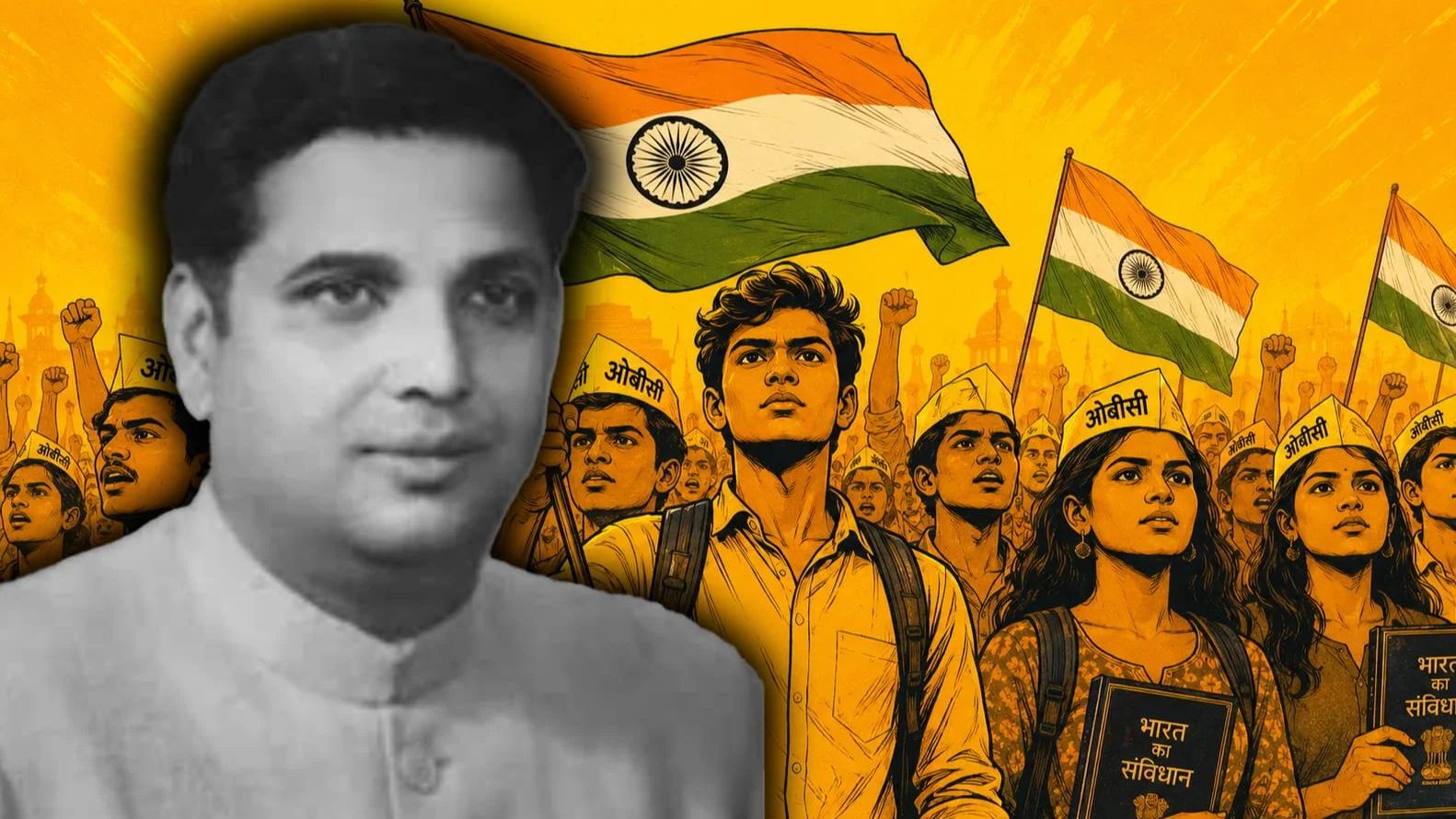 Hindu OBC Chya Mook Kranti Che Jananayak – B P Mandal