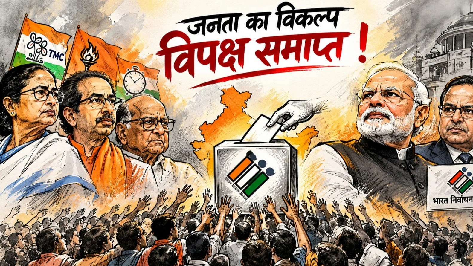 Janta Ka Vikalp Vipaksh Samapt – Chunav Aayog Se Janta Mein Aakrosh