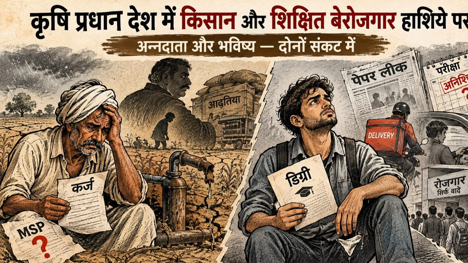 Krishi Pradhan Bharat Mein Kisan Aur Shikshit Berozgar Hashiye Par Krishi Pradhan Bharat Mein Kisan Aur Shikshit Berozgar Hashiye Par