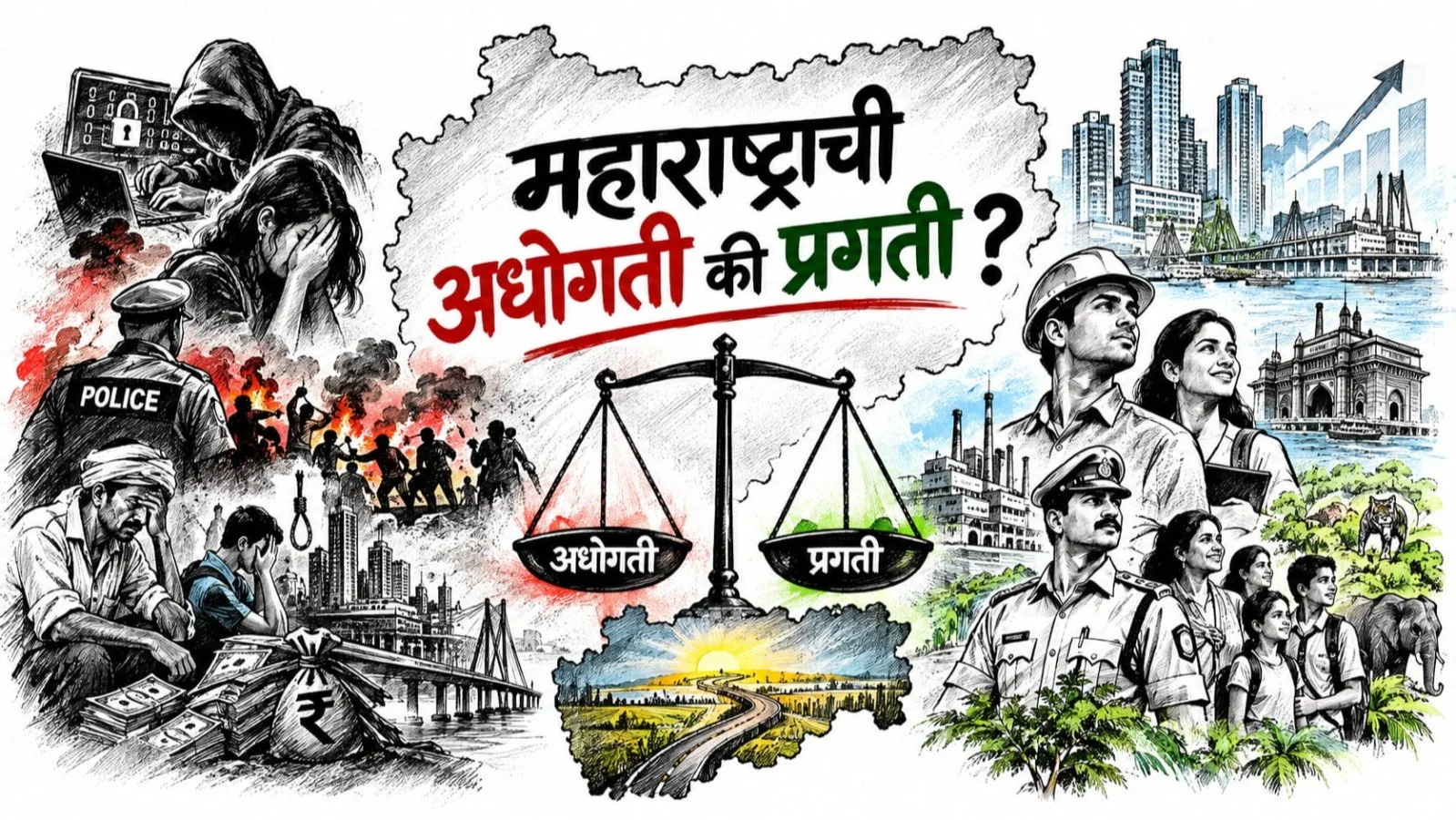 Maharashtrachi Adhogati ki Pragati Maharashtrachi Adhogati ki Pragati