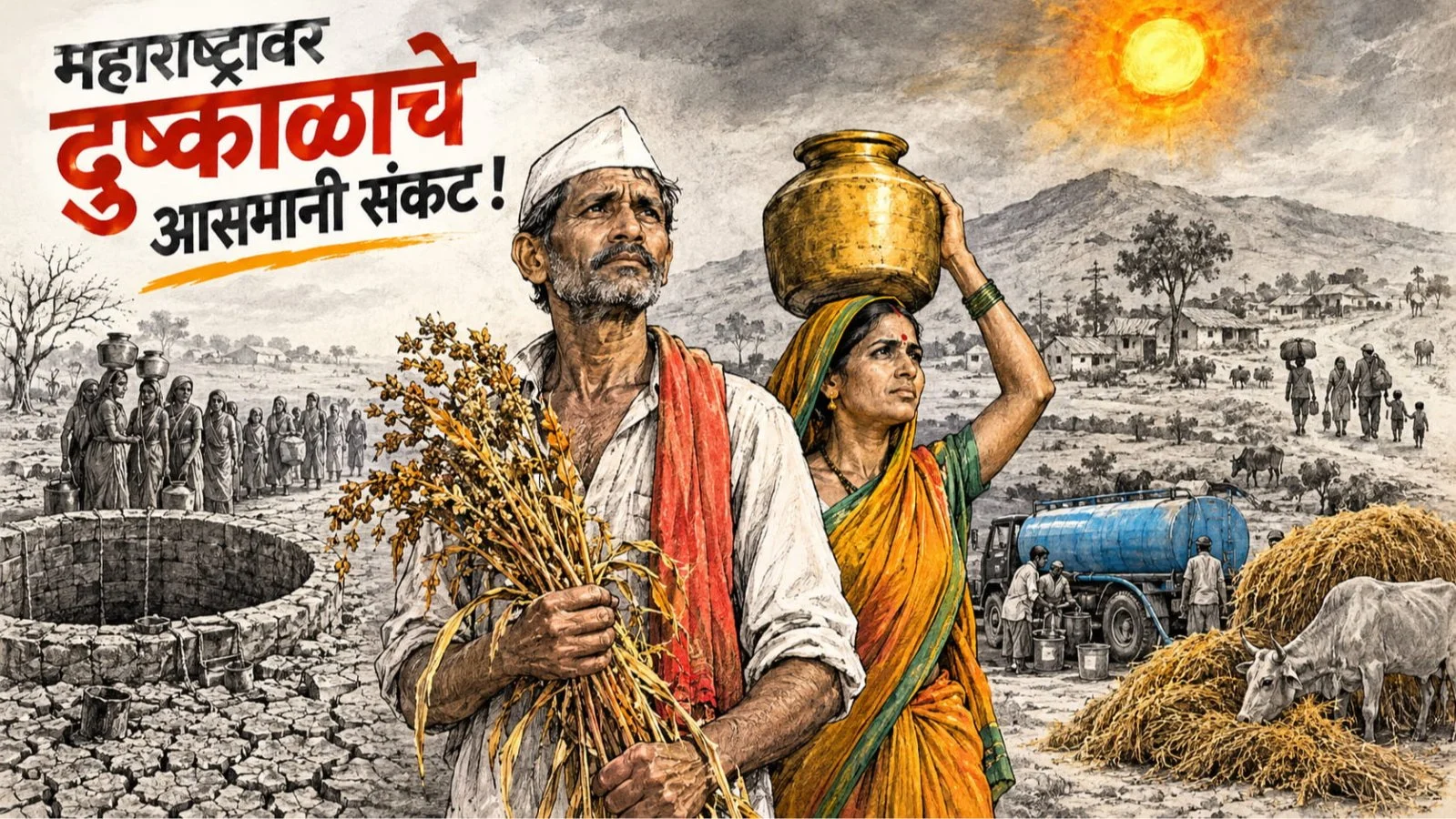Maharashtravari Dushkalache Aasmani Sankat Maharashtra Drought Resilience Under a Burning Sun
