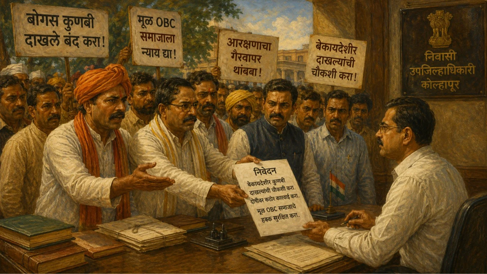 OBC Janmorcha Chi Magani Bogas Kunbi Dakhlyanchi Choukashi Kara OBC Janmorcha Chi Magani Bogas Kunbi Dakhlyanchi Choukashi Kara