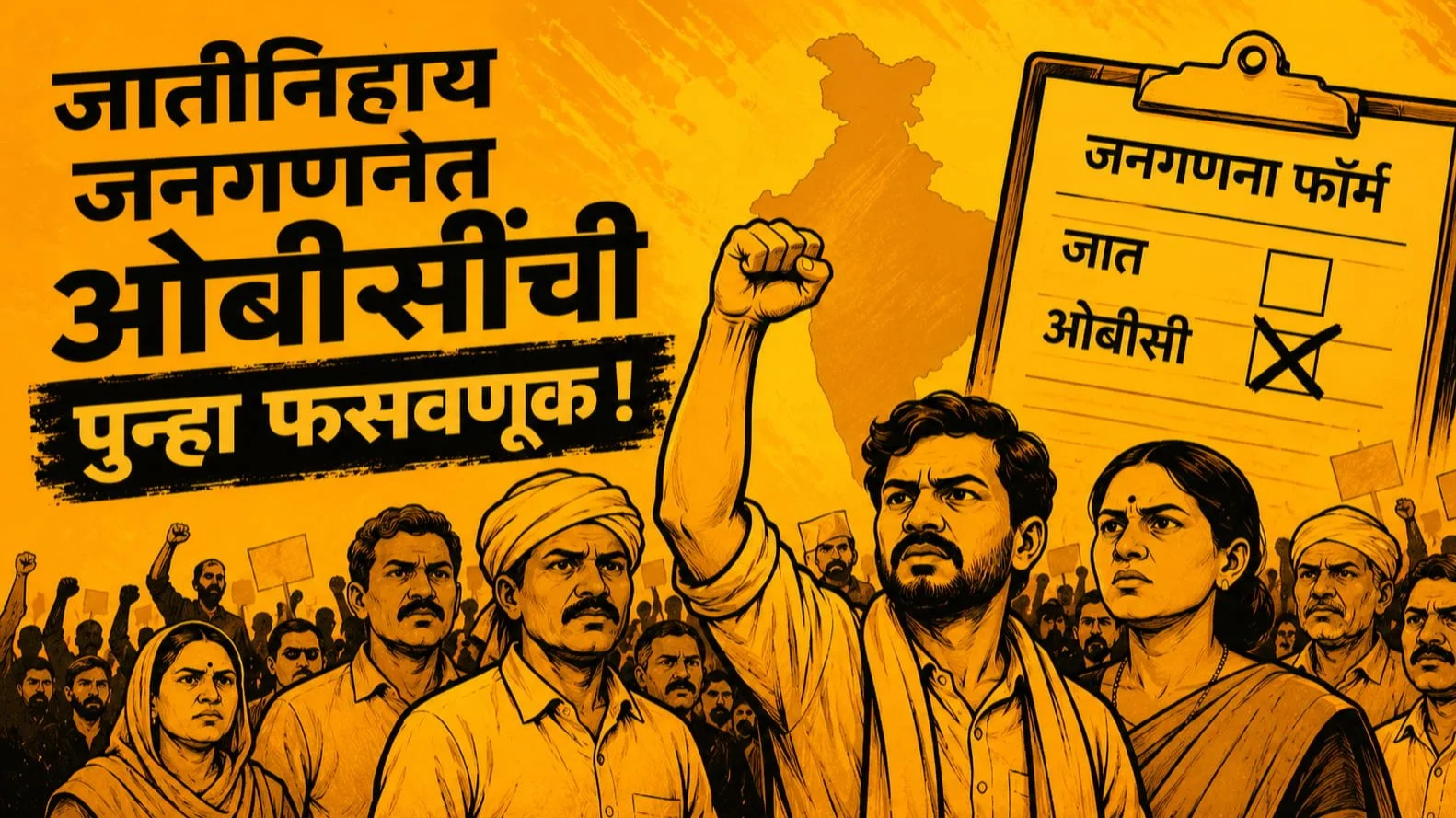 OBCs Cheated Again in Caste Based Census Teli Mali Kunbi and All OBC Organizations Turn Aggressive