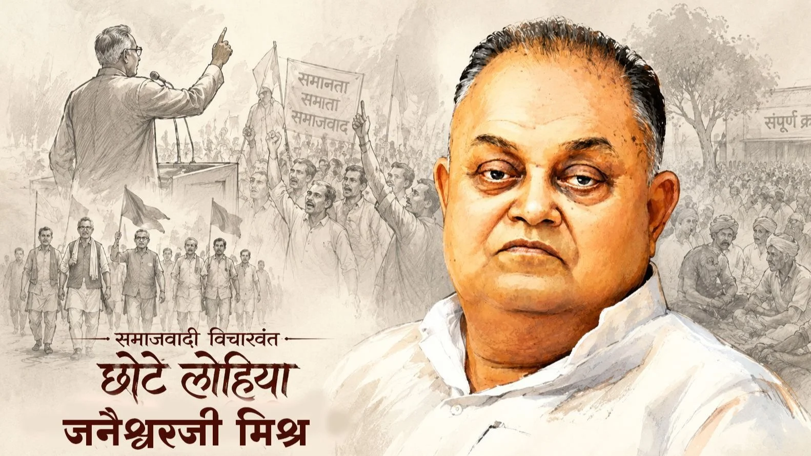 Samajwadi Vicharvant Chhote Lohia Janeshwar Mishra Samajwadi Vicharvant Chhote Lohia Janeshwar Mishra