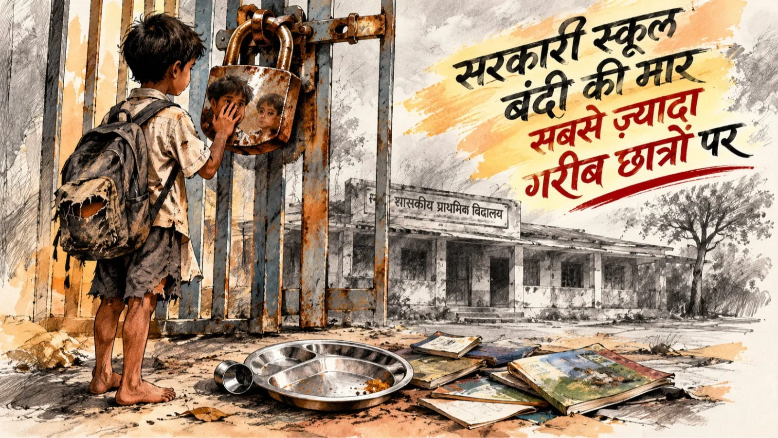 Sarkari Schools Ki Taaliyaan Band, Garib Bachchon Ka Future Andhkaar Mein