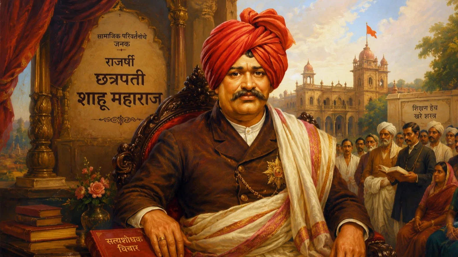 Shikshan Ani Samajik Samateche Shilpakar Rajarshi Chhatrapati Shahu Maharaj Shikshan Ani Samajik Samateche Shilpakar Rajarshi Chhatrapati Shahu Maharaj