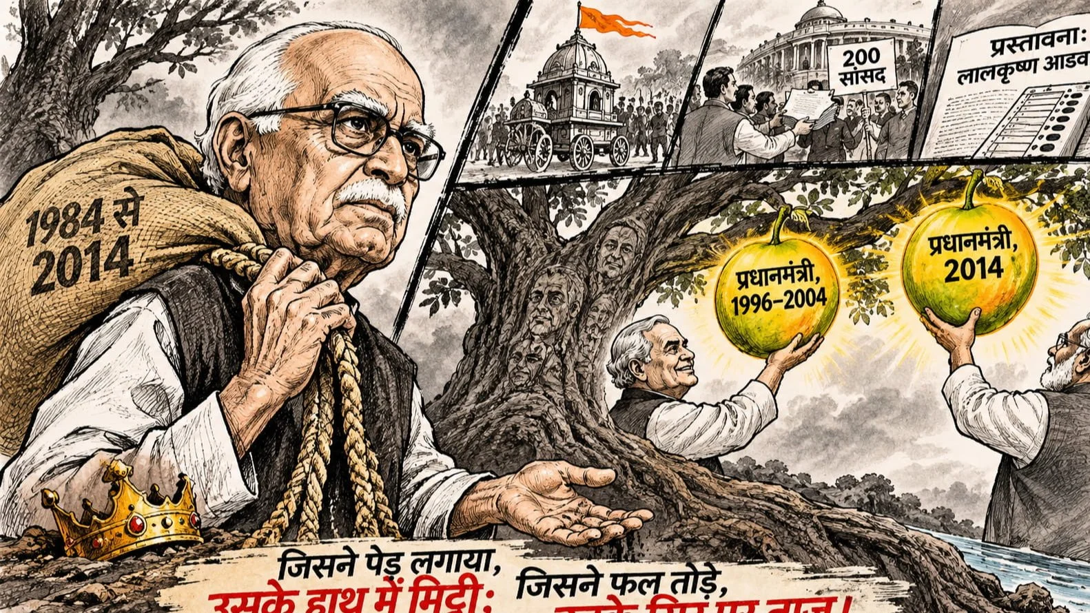 The Architect Who Never Got the Corner Office lal krishna Advani the BJP and the Price of Loyalty