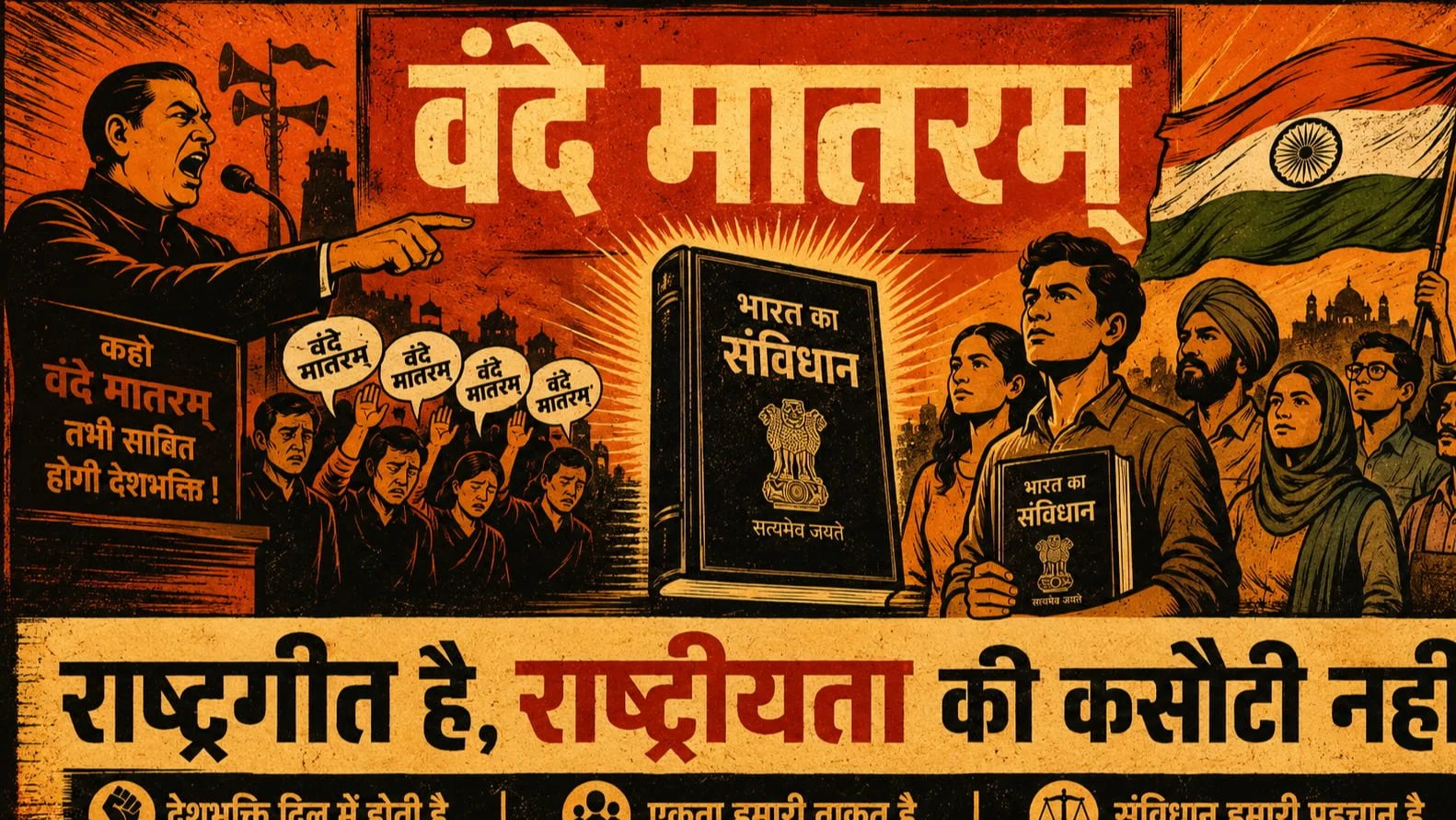 Vande Mataram Rashtrageet Hai Rashtriyata Ki Kasauti Nahi