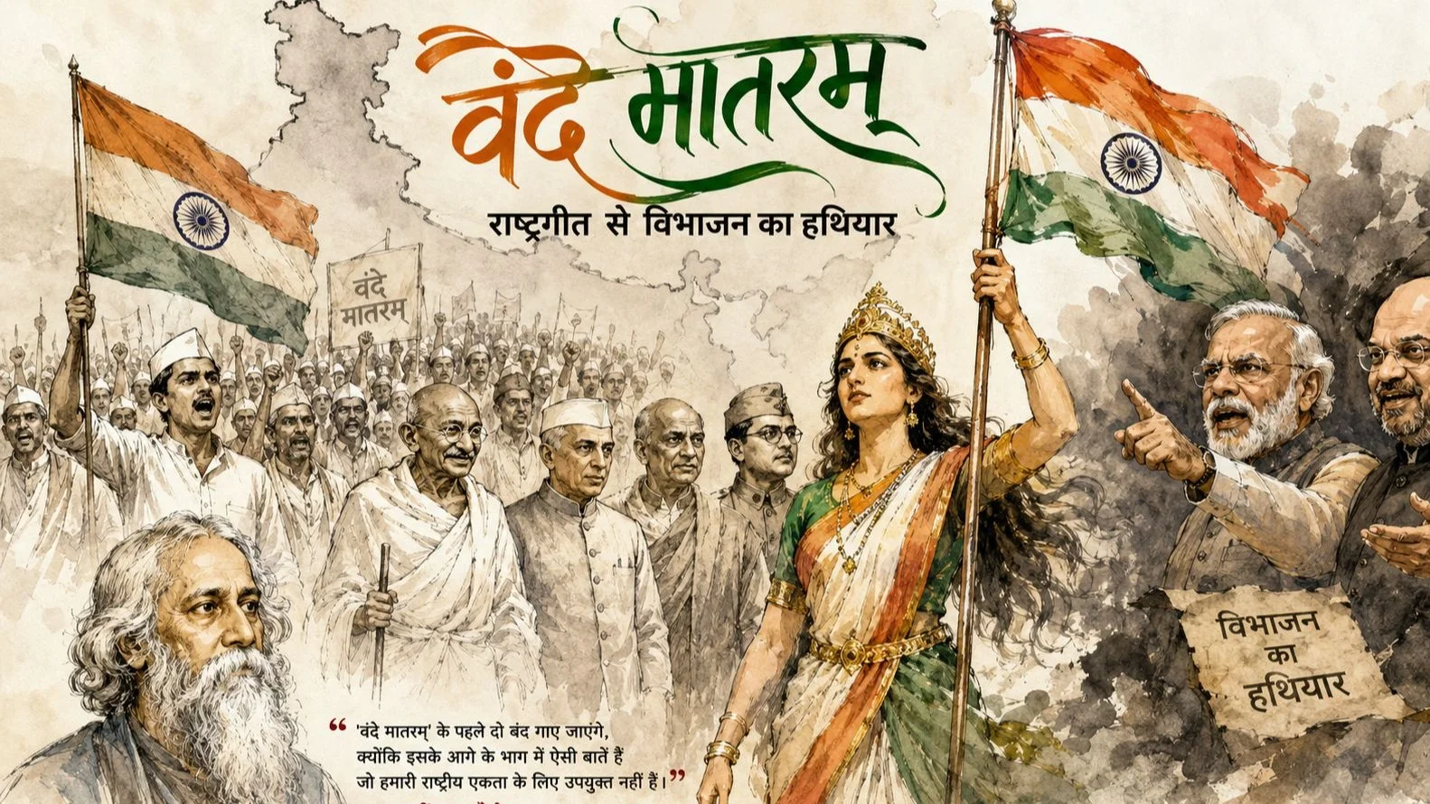 Vande Mataram Rashtrageet Se Vibhajan Ka Hathiyar