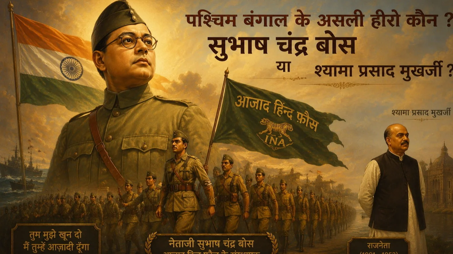 Who Is the Real Hero of West Bengal Subhas Chandra Bose or Syama Prasad Mukherjee